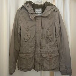 AEROPASTLE COAT WITH THE FUR